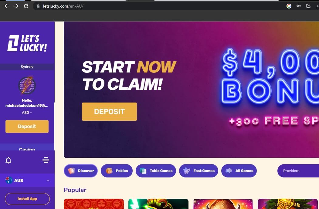 get lucky casino